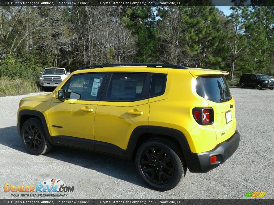 2018 Jeep Renegade Altitude Solar Yellow / Black Photo #3