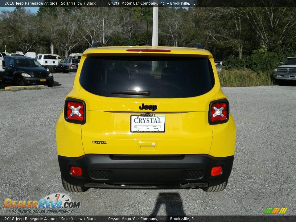 2018 Jeep Renegade Altitude Solar Yellow / Black Photo #4