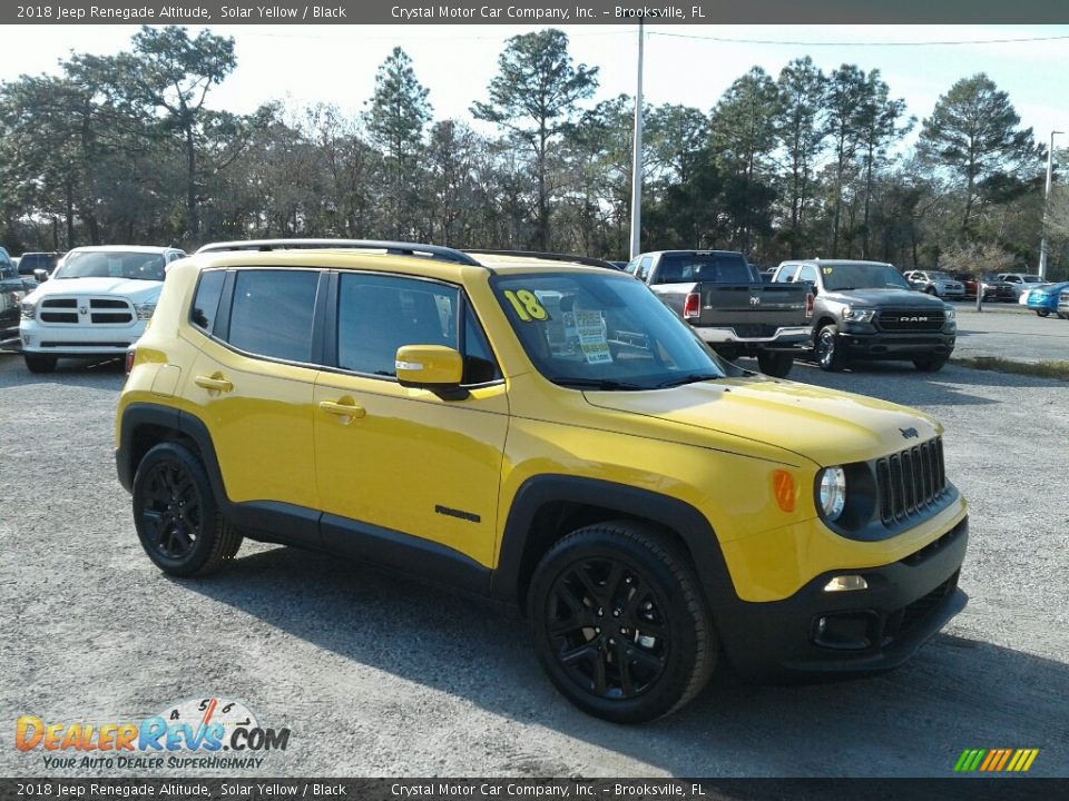 2018 Jeep Renegade Altitude Solar Yellow / Black Photo #7