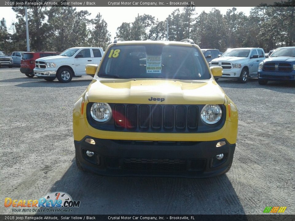 2018 Jeep Renegade Altitude Solar Yellow / Black Photo #8