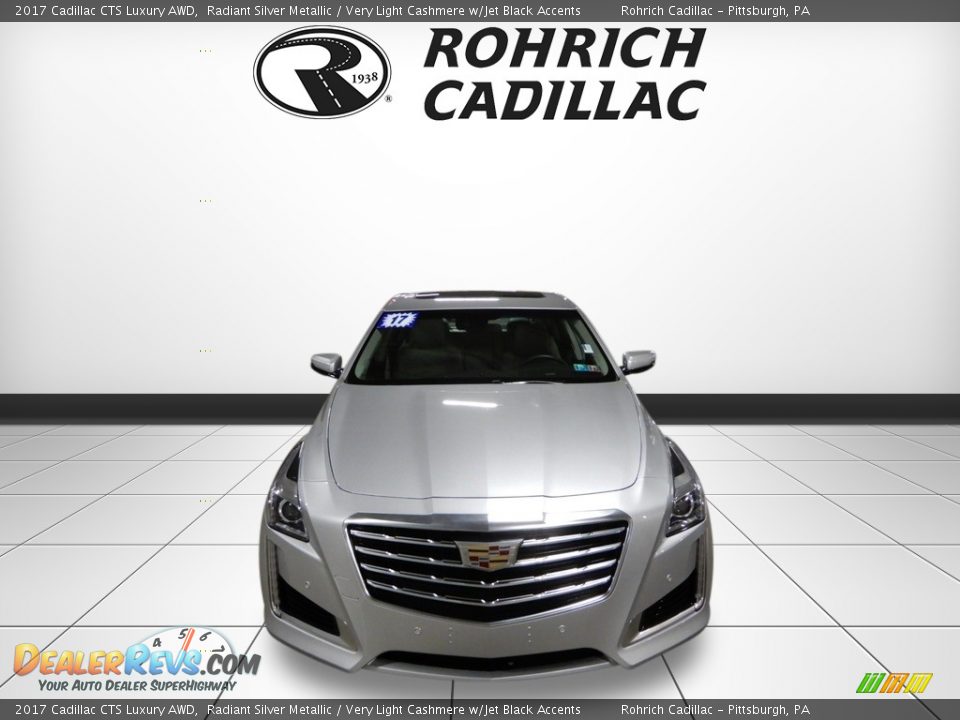 2017 Cadillac CTS Luxury AWD Radiant Silver Metallic / Very Light Cashmere w/Jet Black Accents Photo #8