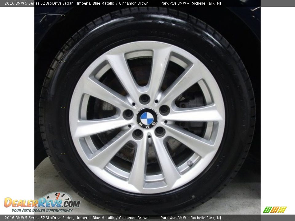 2016 BMW 5 Series 528i xDrive Sedan Imperial Blue Metallic / Cinnamon Brown Photo #27