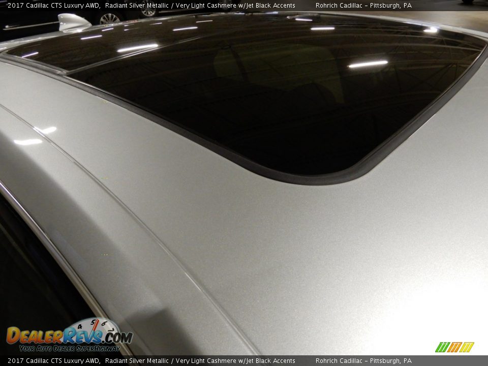 2017 Cadillac CTS Luxury AWD Radiant Silver Metallic / Very Light Cashmere w/Jet Black Accents Photo #14