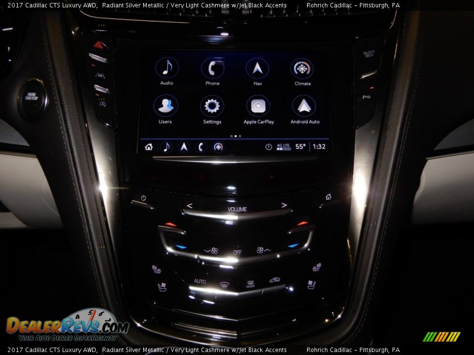 2017 Cadillac CTS Luxury AWD Radiant Silver Metallic / Very Light Cashmere w/Jet Black Accents Photo #18