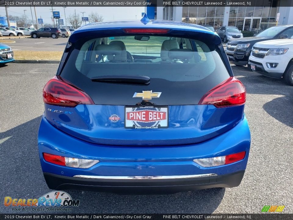 2019 Chevrolet Bolt EV LT Kinetic Blue Metallic / Dark Galvanized/­Sky Cool Gray Photo #5