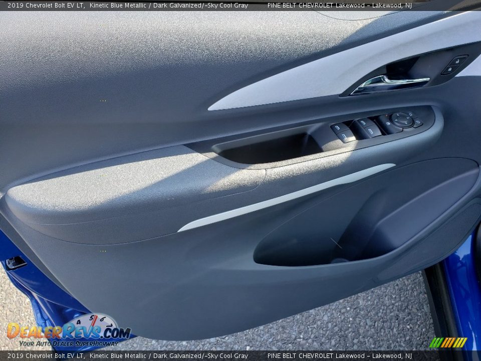 2019 Chevrolet Bolt EV LT Kinetic Blue Metallic / Dark Galvanized/­Sky Cool Gray Photo #8