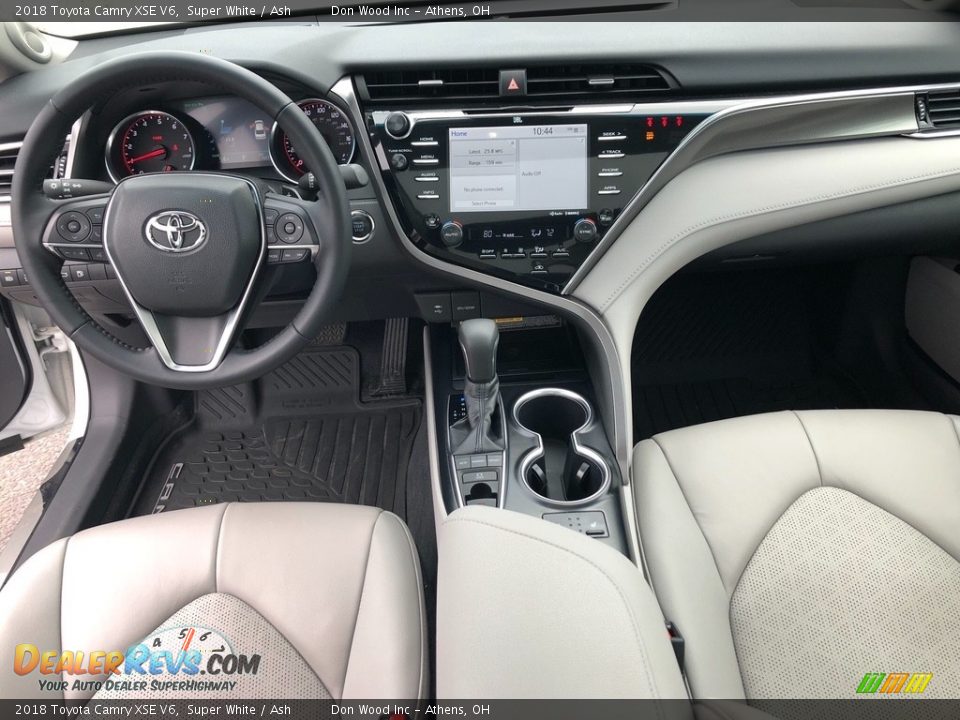 2018 Toyota Camry XSE V6 Super White / Ash Photo #13