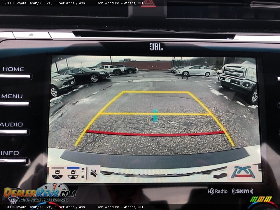 2018 Toyota Camry XSE V6 Super White / Ash Photo #22