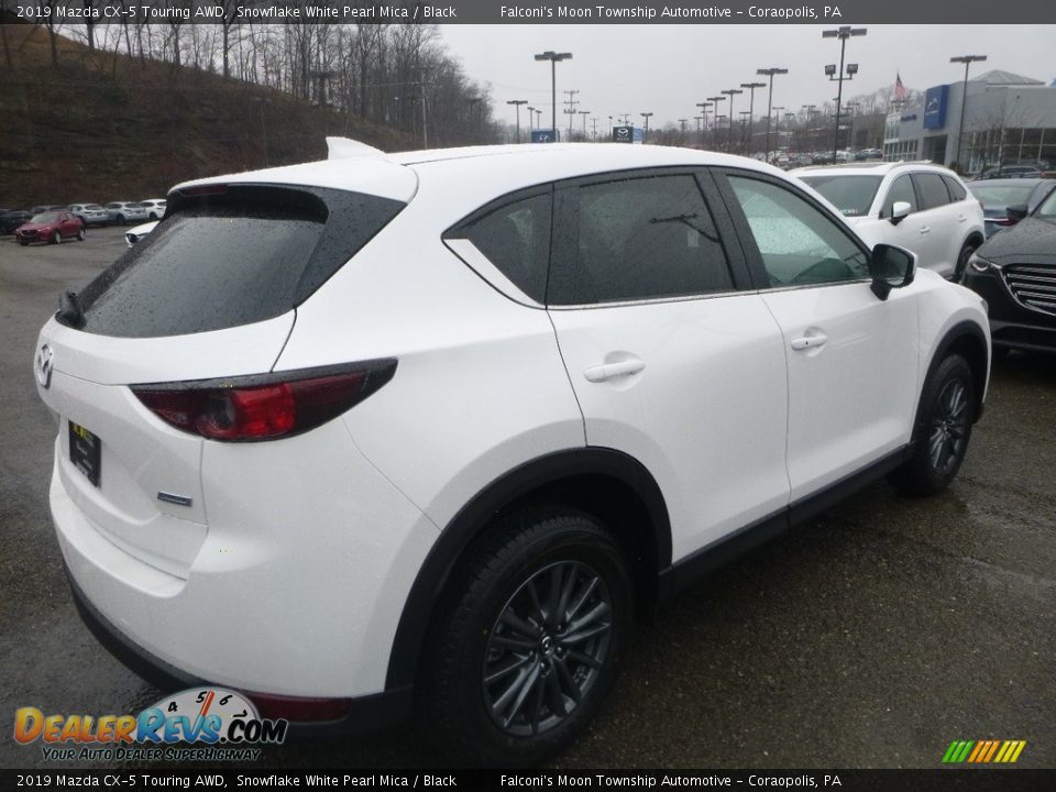 2019 Mazda CX-5 Touring AWD Snowflake White Pearl Mica / Black Photo #2