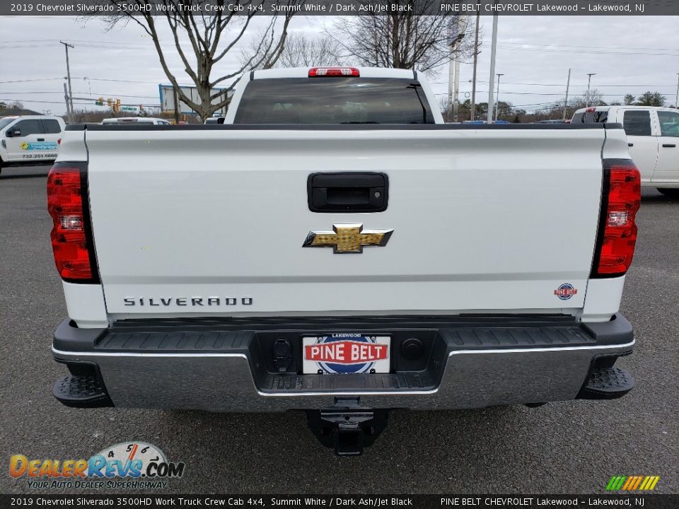 2019 Chevrolet Silverado 3500HD Work Truck Crew Cab 4x4 Summit White / Dark Ash/Jet Black Photo #5