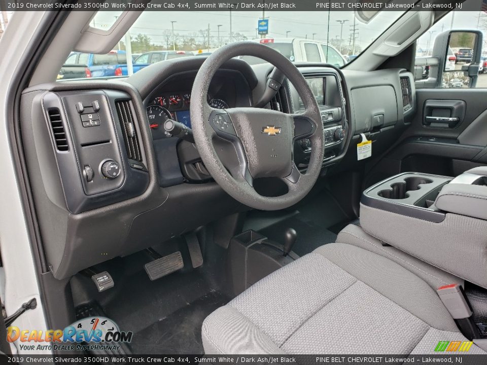 2019 Chevrolet Silverado 3500HD Work Truck Crew Cab 4x4 Summit White / Dark Ash/Jet Black Photo #7