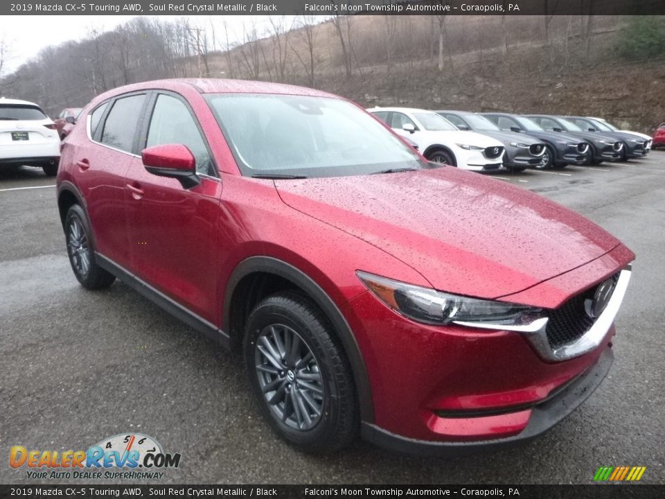 2019 Mazda CX-5 Touring AWD Soul Red Crystal Metallic / Black Photo #3