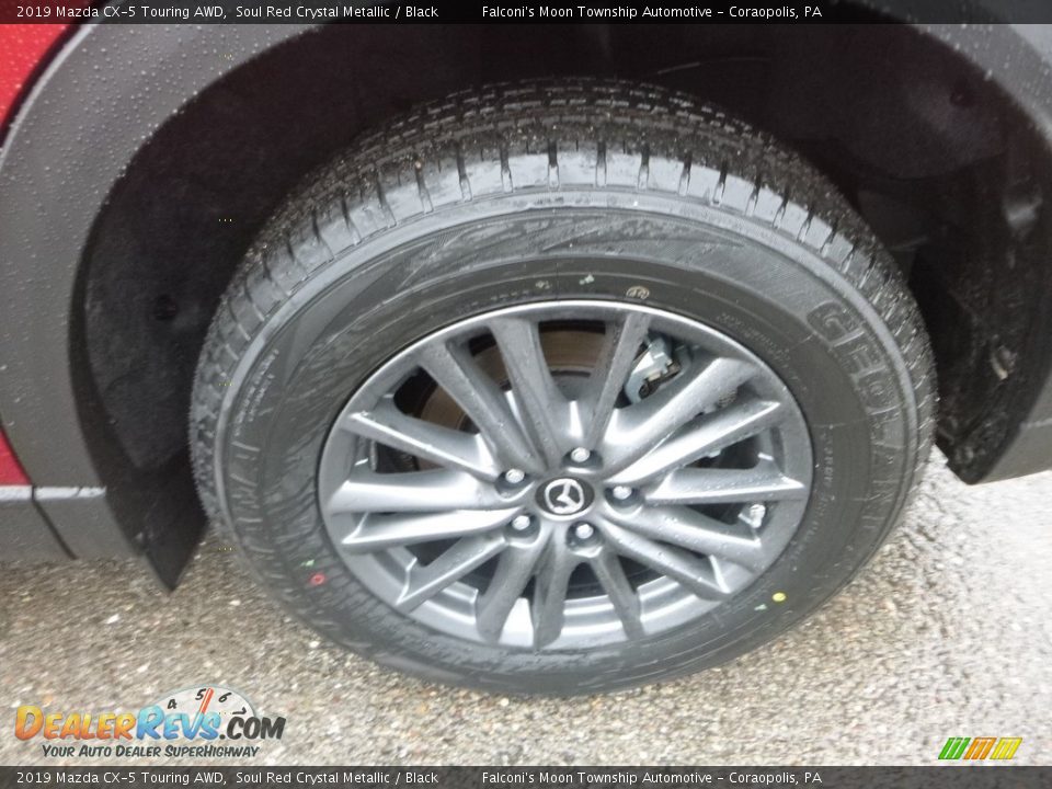 2019 Mazda CX-5 Touring AWD Soul Red Crystal Metallic / Black Photo #7