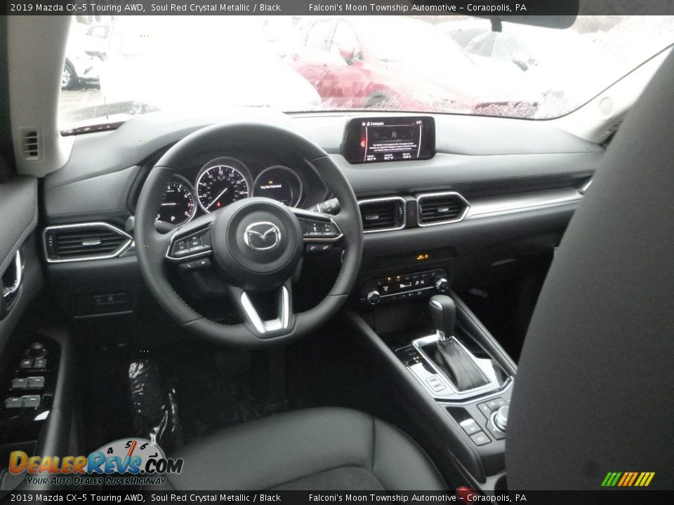 2019 Mazda CX-5 Touring AWD Soul Red Crystal Metallic / Black Photo #9