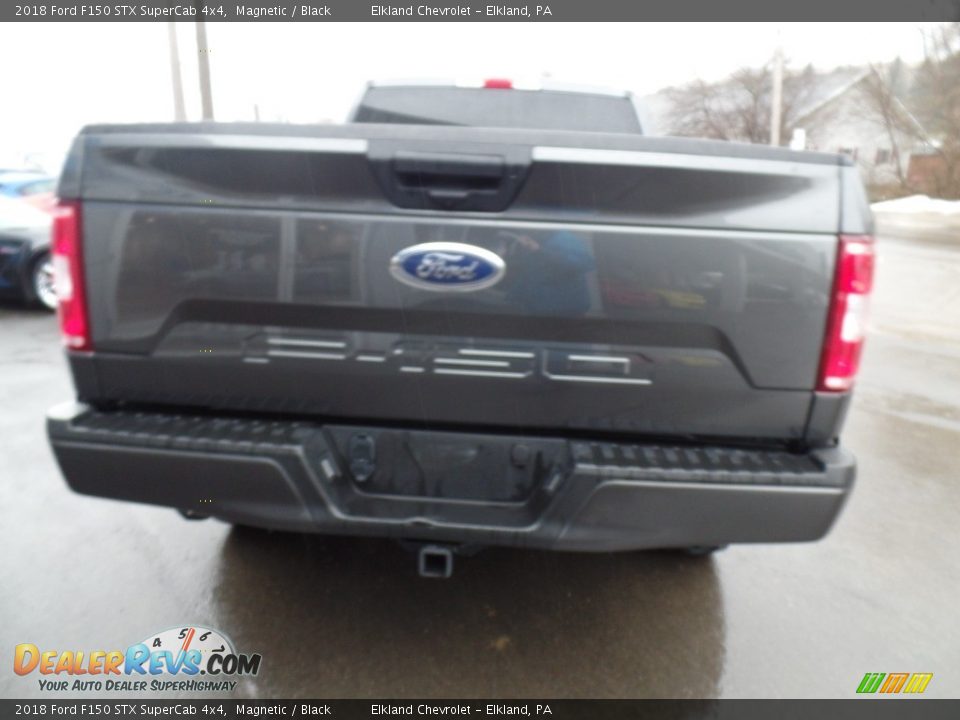 2018 Ford F150 STX SuperCab 4x4 Magnetic / Black Photo #8