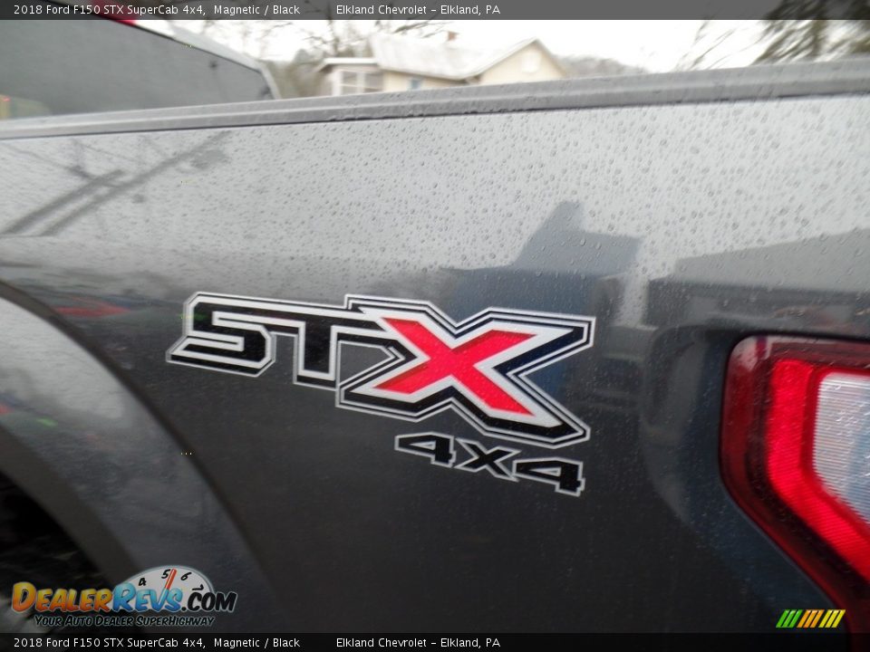 2018 Ford F150 STX SuperCab 4x4 Magnetic / Black Photo #12