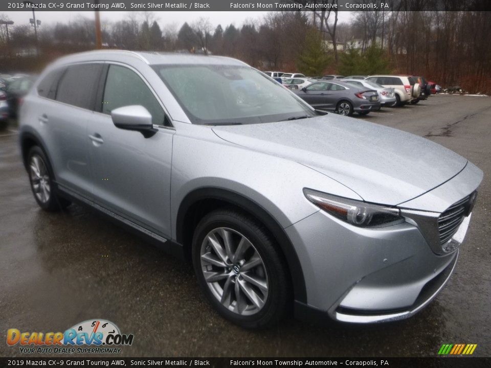 2019 Mazda CX-9 Grand Touring AWD Sonic Silver Metallic / Black Photo #3