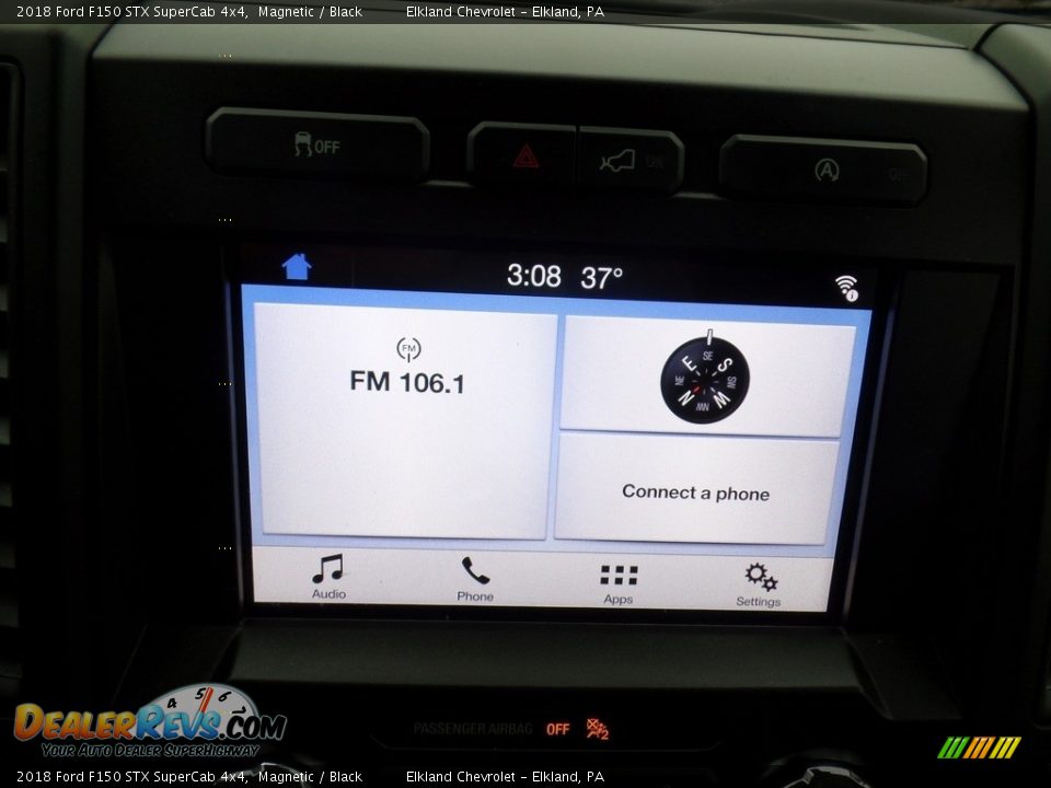 2018 Ford F150 STX SuperCab 4x4 Magnetic / Black Photo #27