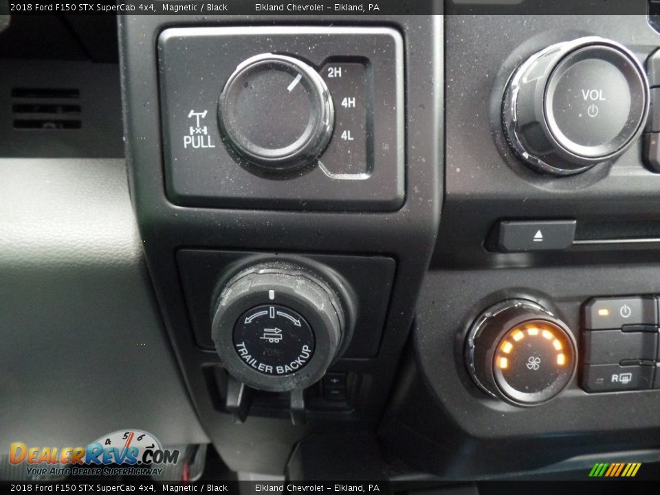 2018 Ford F150 STX SuperCab 4x4 Magnetic / Black Photo #31