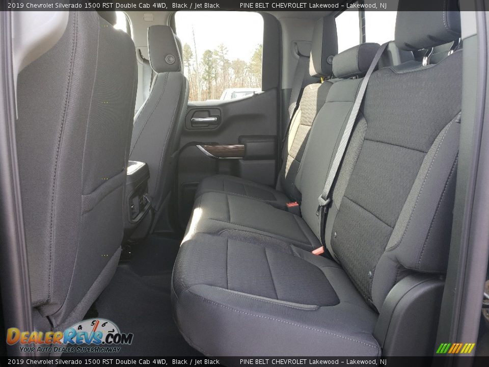 Rear Seat of 2019 Chevrolet Silverado 1500 RST Double Cab 4WD Photo #6