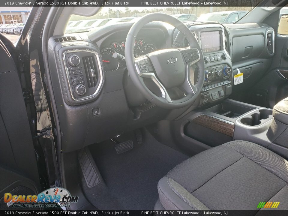 2019 Chevrolet Silverado 1500 RST Double Cab 4WD Black / Jet Black Photo #7