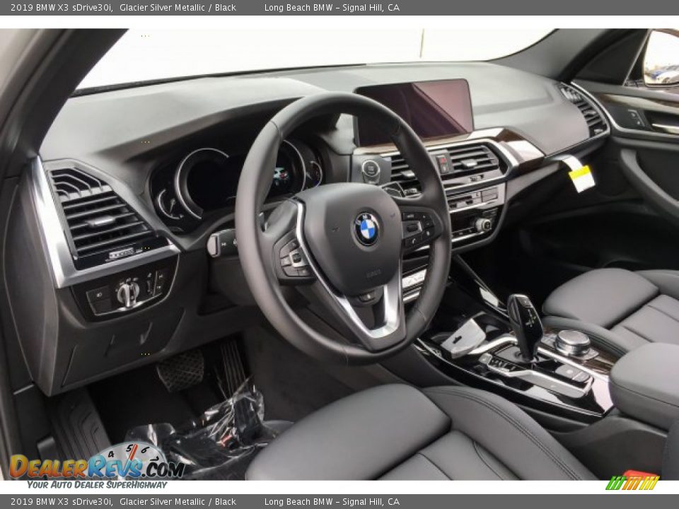 2019 BMW X3 sDrive30i Glacier Silver Metallic / Black Photo #5
