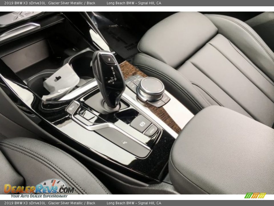 2019 BMW X3 sDrive30i Glacier Silver Metallic / Black Photo #7