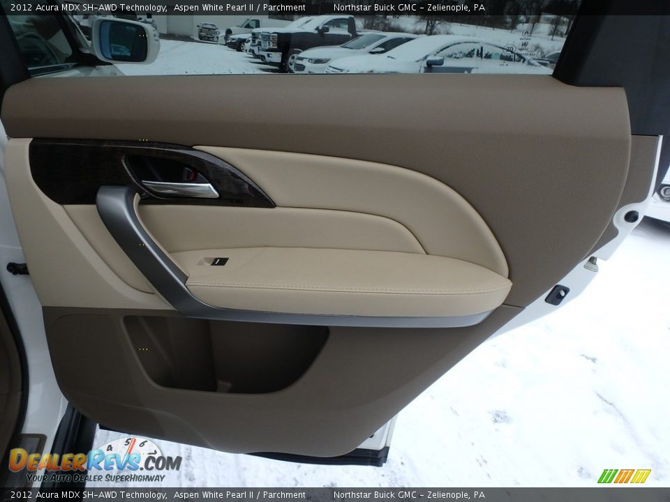 2012 Acura MDX SH-AWD Technology Aspen White Pearl II / Parchment Photo #8