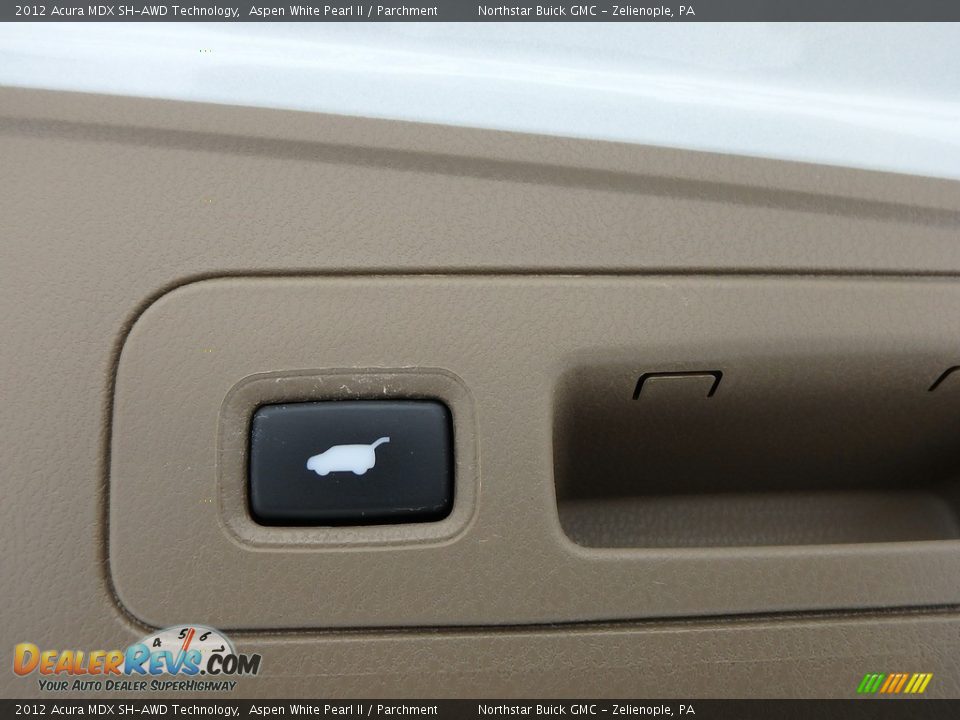 2012 Acura MDX SH-AWD Technology Aspen White Pearl II / Parchment Photo #10