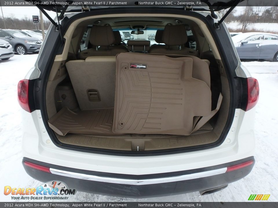 2012 Acura MDX SH-AWD Technology Aspen White Pearl II / Parchment Photo #11