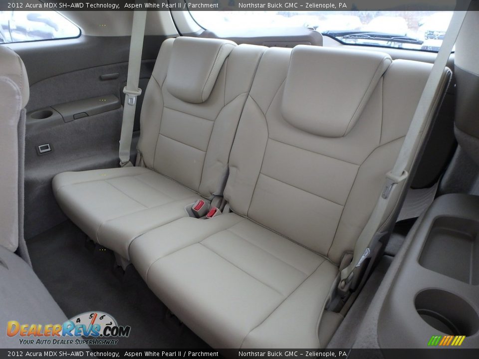 2012 Acura MDX SH-AWD Technology Aspen White Pearl II / Parchment Photo #18