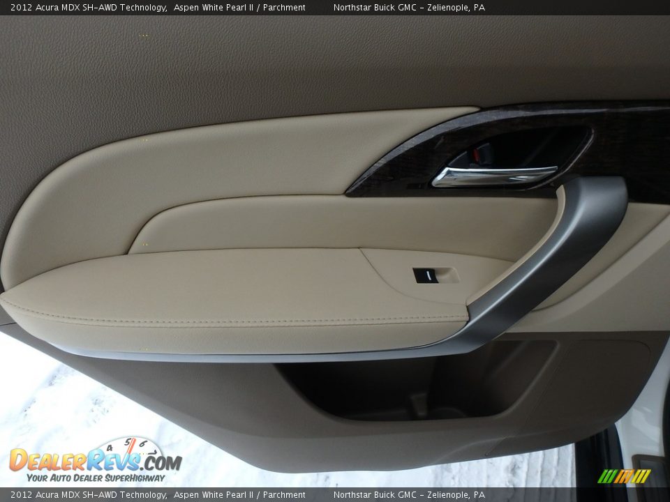 2012 Acura MDX SH-AWD Technology Aspen White Pearl II / Parchment Photo #20