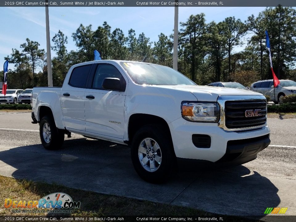 2019 GMC Canyon Crew Cab Summit White / Jet Black/­Dark Ash Photo #7