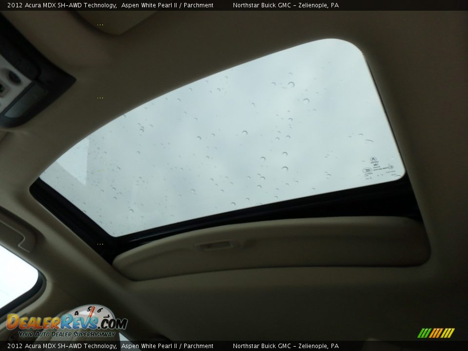 2012 Acura MDX SH-AWD Technology Aspen White Pearl II / Parchment Photo #24