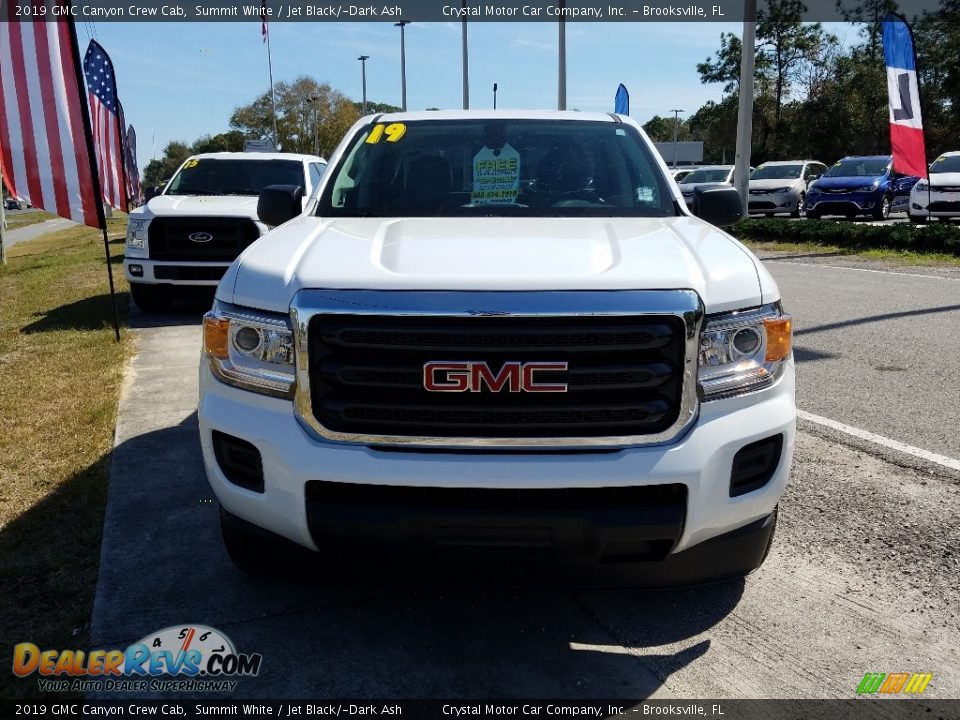 2019 GMC Canyon Crew Cab Summit White / Jet Black/­Dark Ash Photo #8
