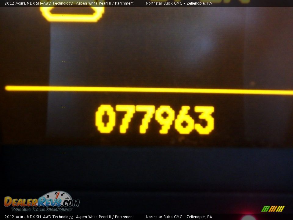 2012 Acura MDX SH-AWD Technology Aspen White Pearl II / Parchment Photo #26