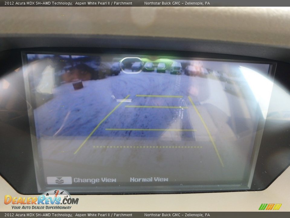 2012 Acura MDX SH-AWD Technology Aspen White Pearl II / Parchment Photo #28