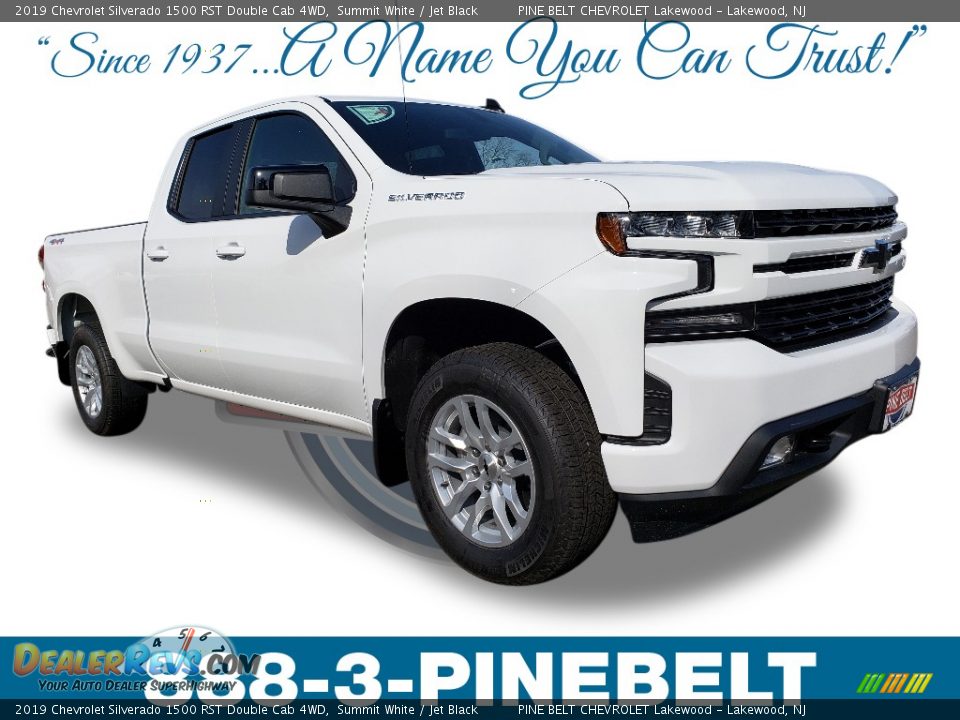 2019 Chevrolet Silverado 1500 RST Double Cab 4WD Summit White / Jet Black Photo #1
