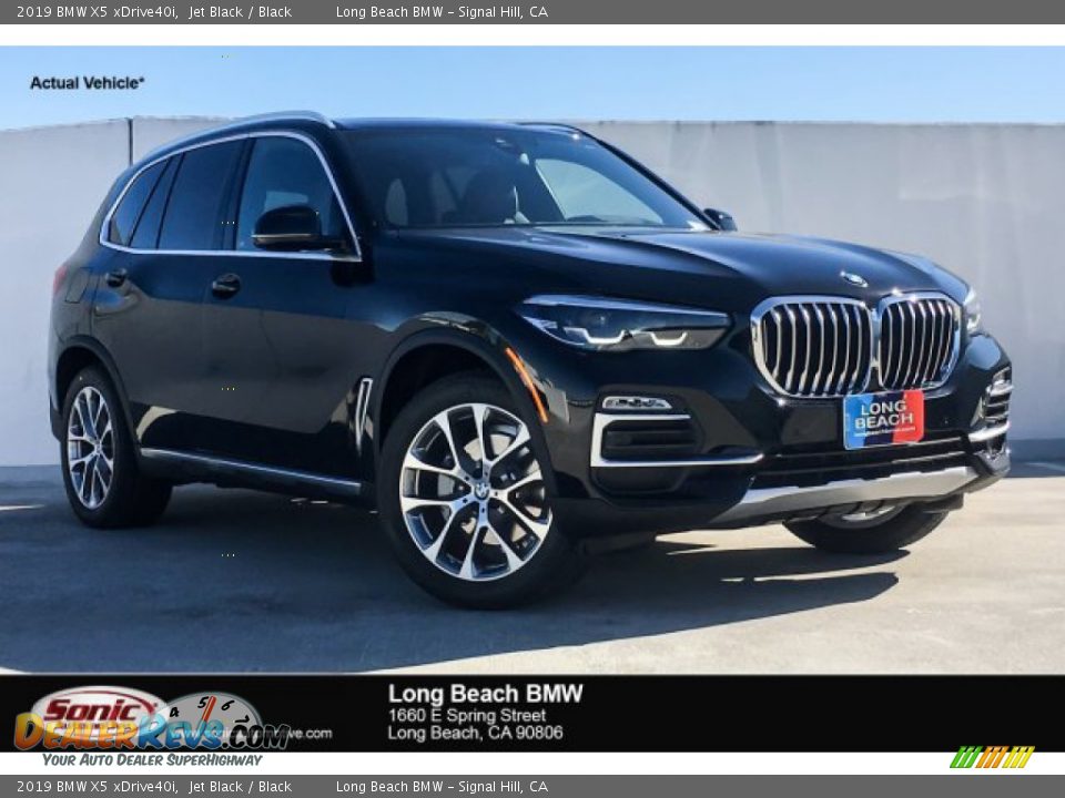 2019 BMW X5 xDrive40i Jet Black / Black Photo #1
