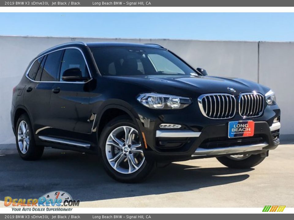 2019 BMW X3 sDrive30i Jet Black / Black Photo #12