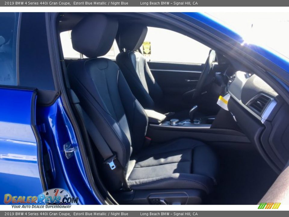2019 BMW 4 Series 440i Gran Coupe Estoril Blue Metallic / Night Blue Photo #5