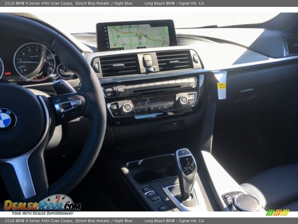 2019 BMW 4 Series 440i Gran Coupe Estoril Blue Metallic / Night Blue Photo #6