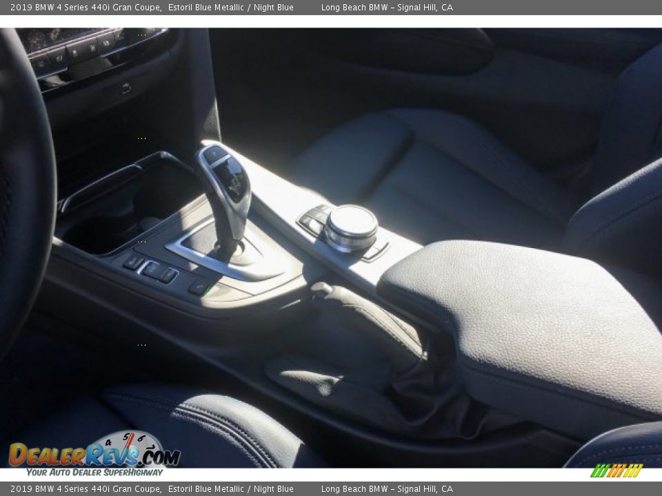 2019 BMW 4 Series 440i Gran Coupe Estoril Blue Metallic / Night Blue Photo #7