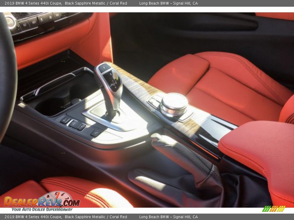 2019 BMW 4 Series 440i Coupe Black Sapphire Metallic / Coral Red Photo #7