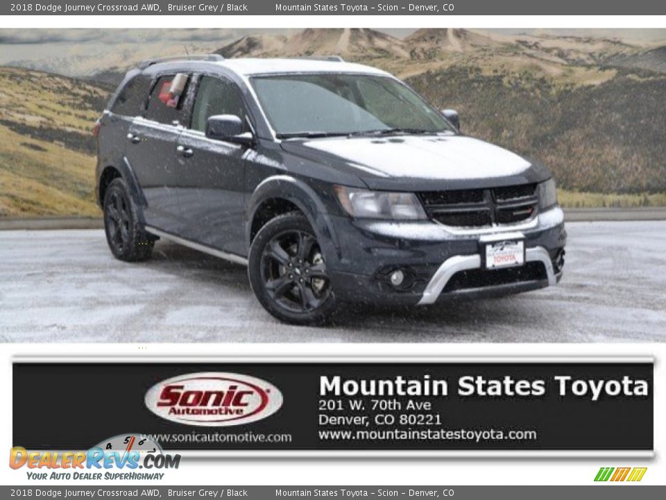 2018 Dodge Journey Crossroad AWD Bruiser Grey / Black Photo #1