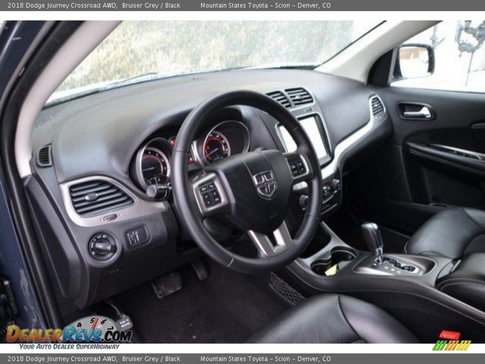 2018 Dodge Journey Crossroad AWD Bruiser Grey / Black Photo #9