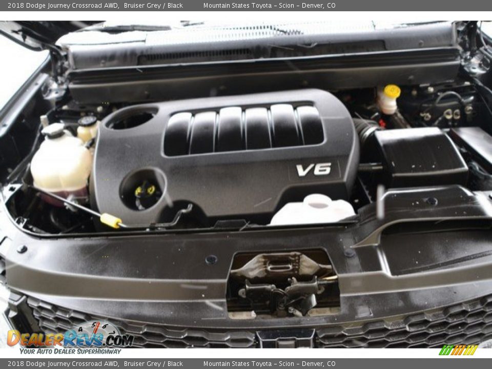 2018 Dodge Journey Crossroad AWD Bruiser Grey / Black Photo #28