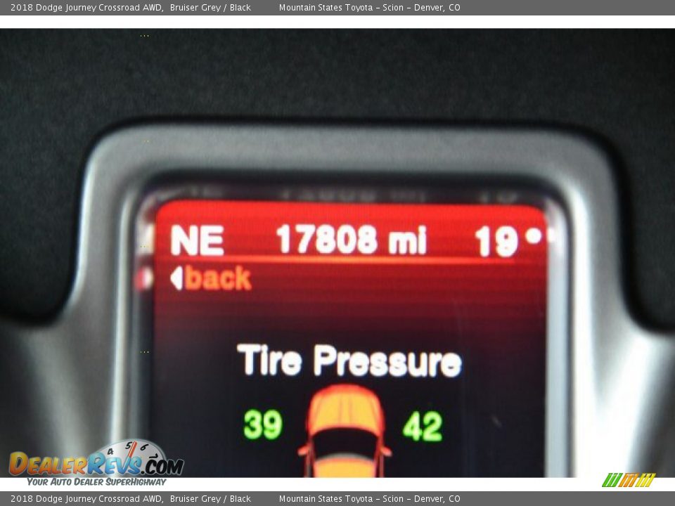 2018 Dodge Journey Crossroad AWD Bruiser Grey / Black Photo #30