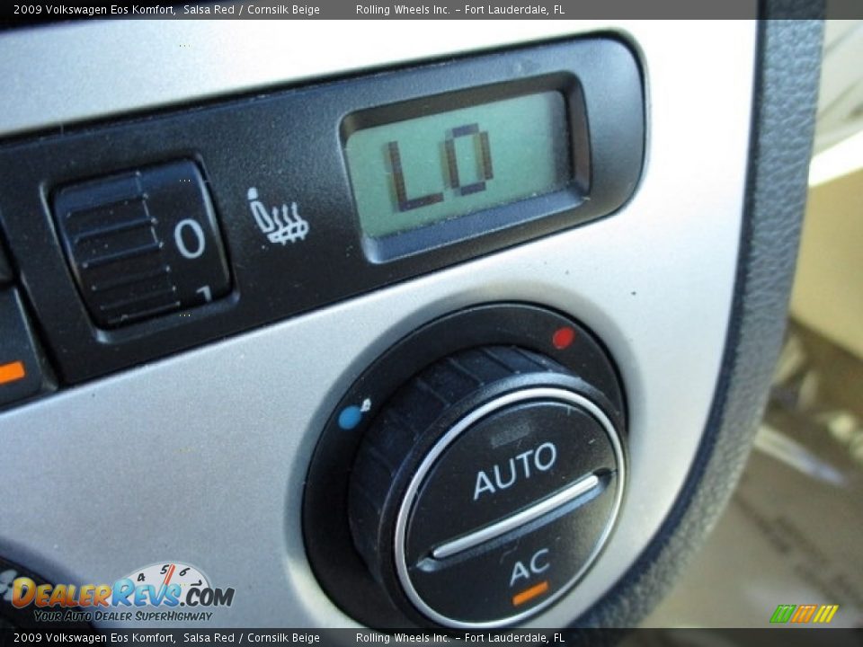 2009 Volkswagen Eos Komfort Salsa Red / Cornsilk Beige Photo #2