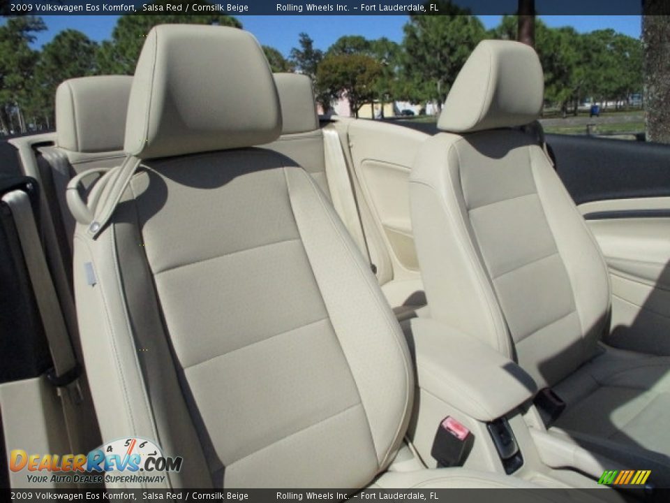 2009 Volkswagen Eos Komfort Salsa Red / Cornsilk Beige Photo #4